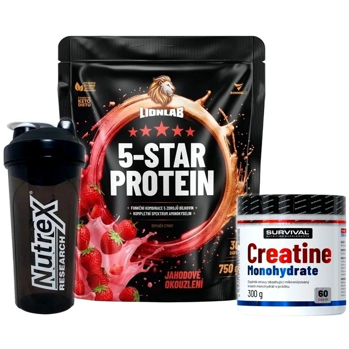 5-Star Protein - 750 g + Creatine Monohydrate - 300 g