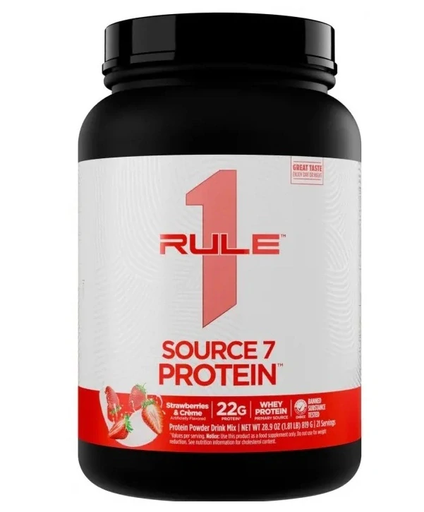 Rule 1 Source 7 Protein - 800 - 830 g ( dle příchutě )