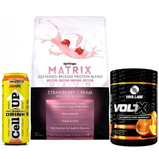 Syntrax MATRIX - 2270 g + VoltX10 Ultimate Pre-Workout - 380 g