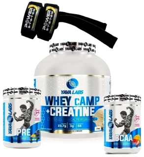 Protein Whey cAMP + Creatine - 2000 g + Pre-Workout - 300 g