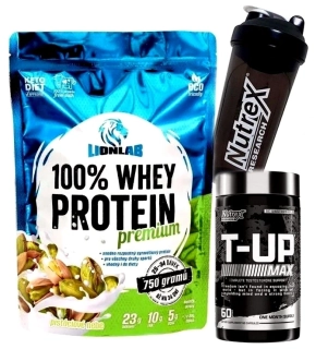 100 % Whey Protein - 750 g + T-UP MAX - 60 cps