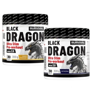 2x Black Dragon Ultra Stim Pre-workout 2.0 - 300 g