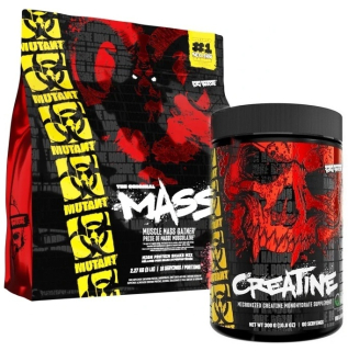 Mutant Mass Gainer - 2270 g + Mutant Creatine - 300 g