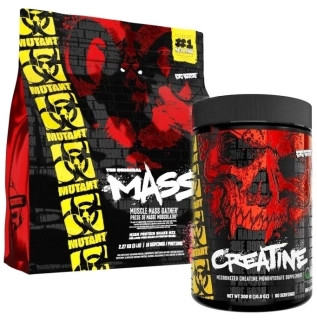 Mutant Mass Gainer - 2270 g + Mutant Creatine - 300 g