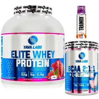 Elite Whey Protein - 2000 g + BCAA & L-Glutamine - 300 g