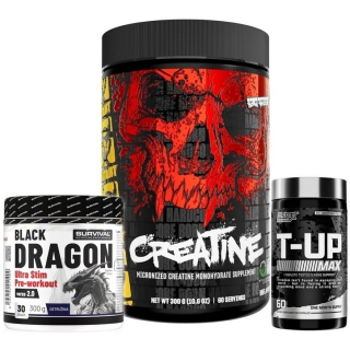 Black Dragon Ultra Stim Pre-workout 2.0 - 300 g + Mutant Creatine - 300 g