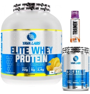Elite Whey Protein - 2000 g + Creatine Pure & Taurine - 300 g